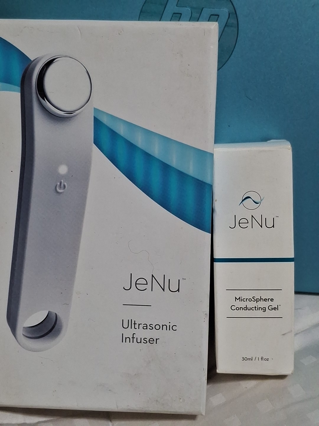New JeNu Ultrasonic Infuser + 1 Fl. Oz MIicrosphere Conducting Gel Skincare