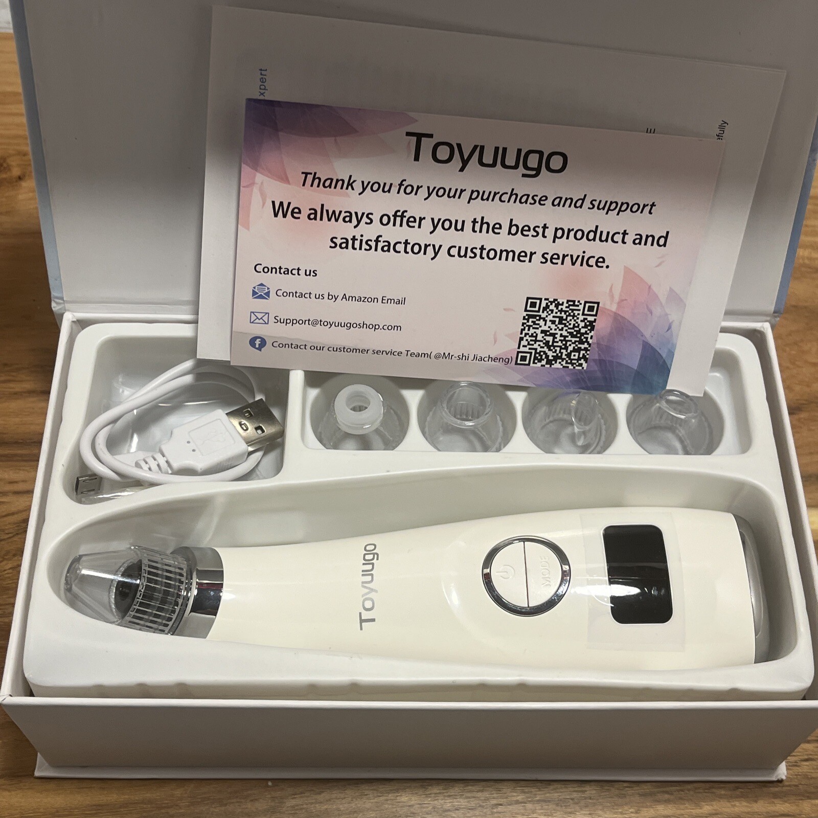 Toyuugo Blackhead Ache Vacuum Remover USB Rechargable – NEW