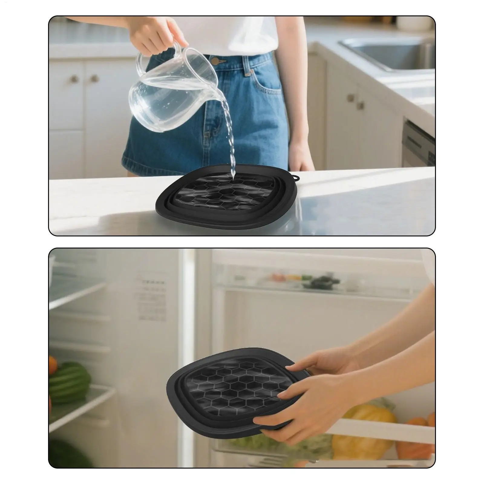 Foldable Silicone Ice Face Bowl for Pore Shrinking and Skin Calming