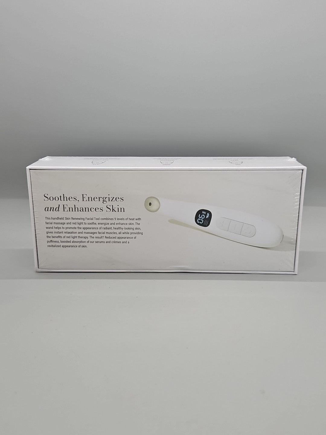 Meaningful Beauty Skin Renewing Facial Tool Heat Massage Red Light New Sealed