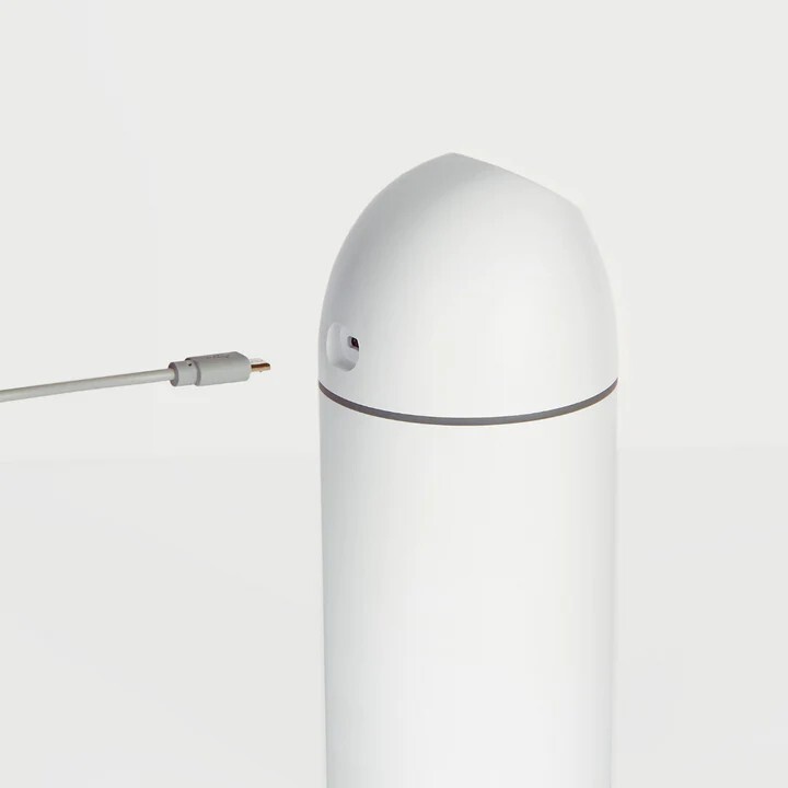hey dewy wireless portable facial humidifier in color pearl