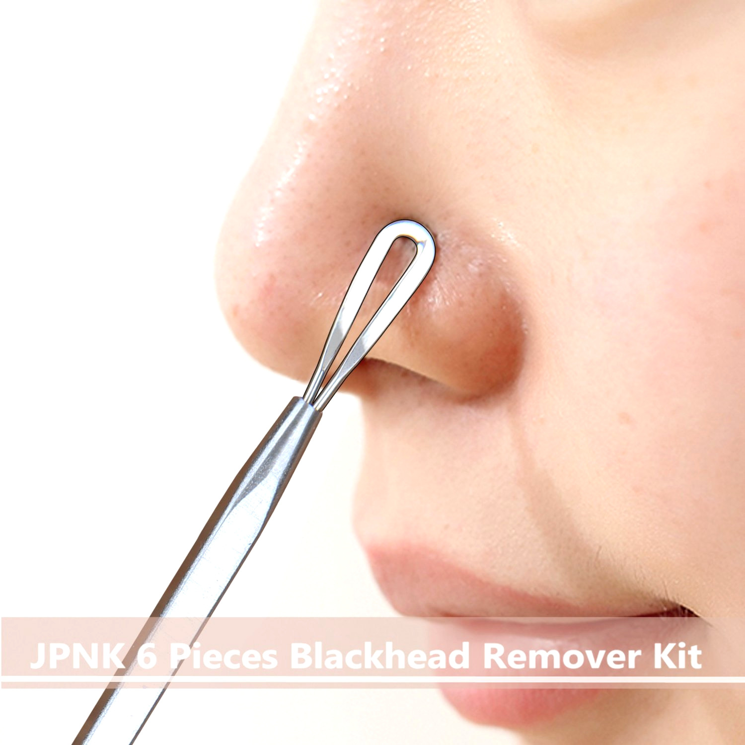 Blackhead Remover Tools Kit (6 Pcs) Pimple Comedone Acne Blemishes Extractor Set