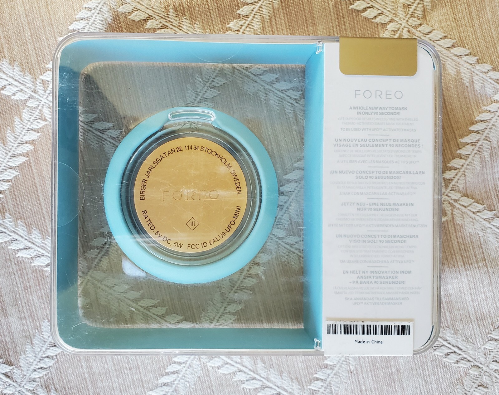 FOREO UFO Mini LED Thermo Activated Smart Mask NIP, Brand New/Factory Sealed