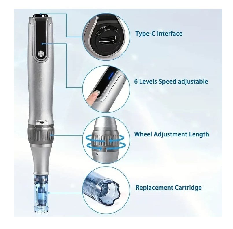 Dr.Pen M8S Professional Beauty Pen USB-C 6 Speed Adjustable Wireless Device
