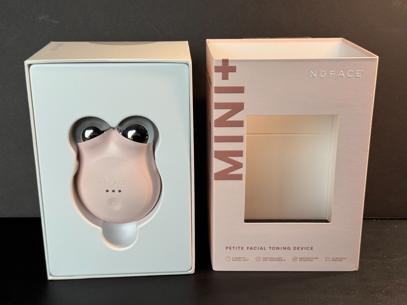 NuFACE Pink Mini Facial Toning Device Microcurrent Face Lift Tool – All Original