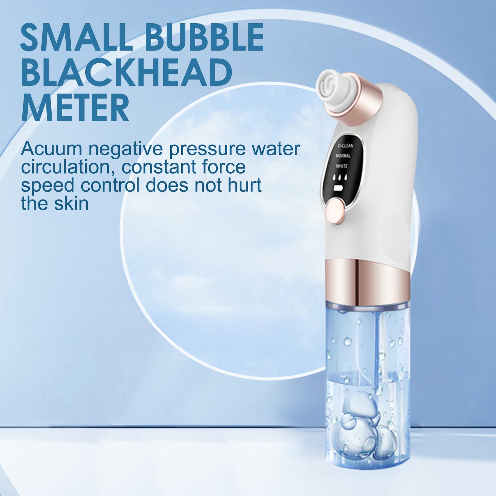 At Home Advanced Hydro Facial Pore Vacuum Deep Pore Cleansing Water Circulation