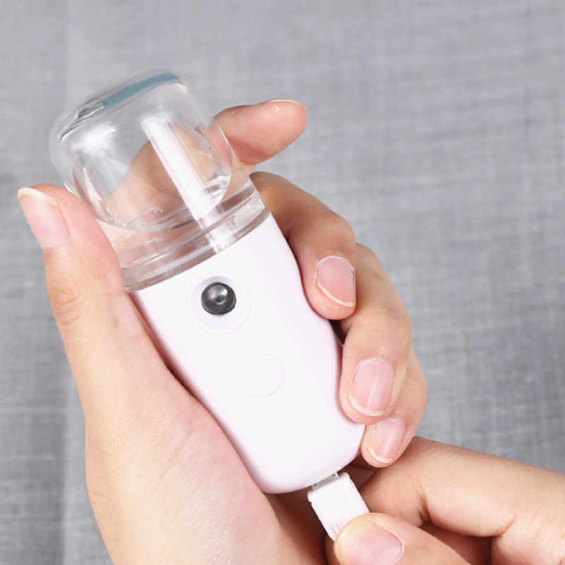 New USB Nano Facial Mist Sprayer Rechargeable Humidifier Face Steamer