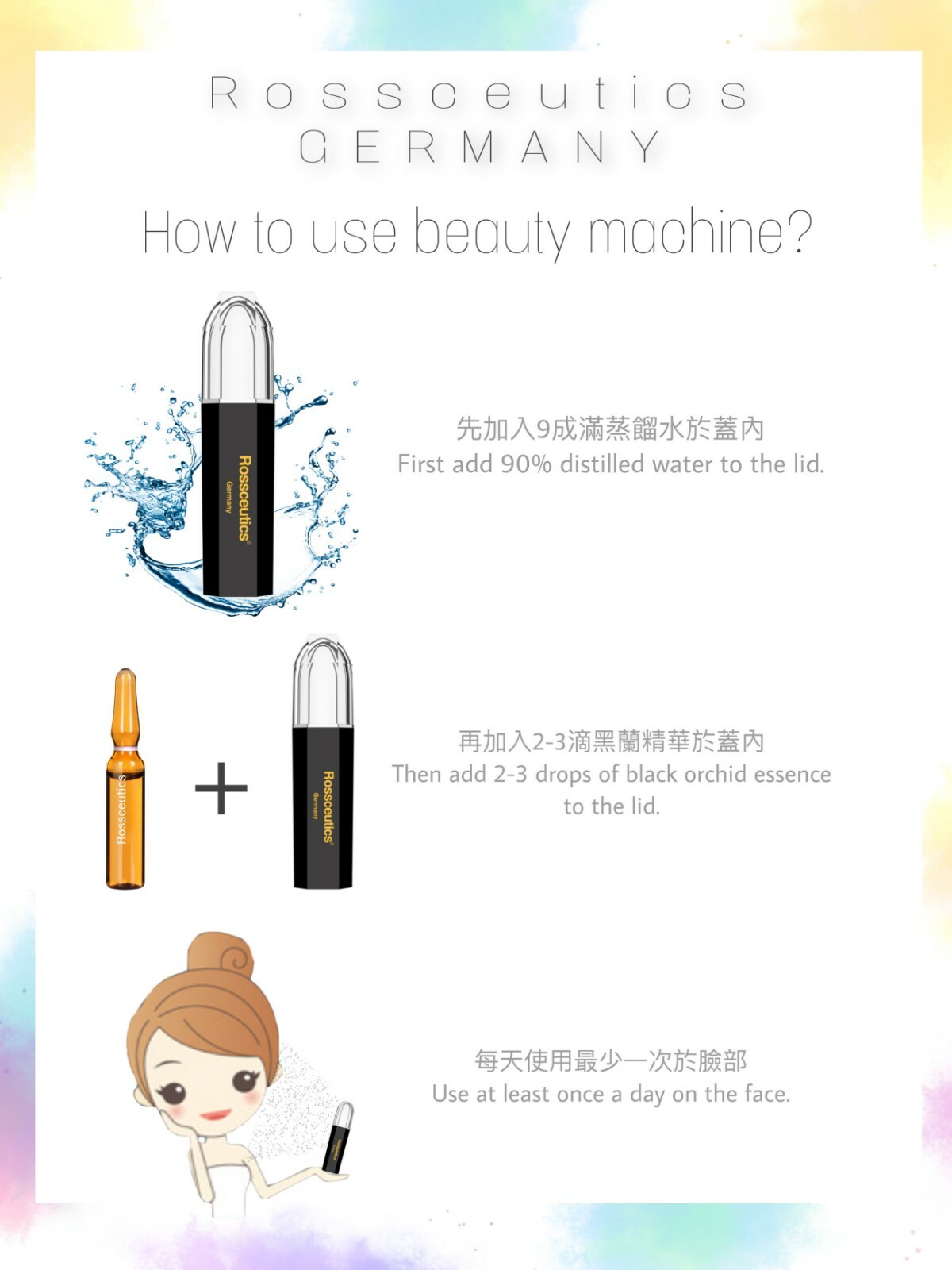 Rossceutics Beauty Nano Facial Sprayer- USA Seller Fast Shipping
