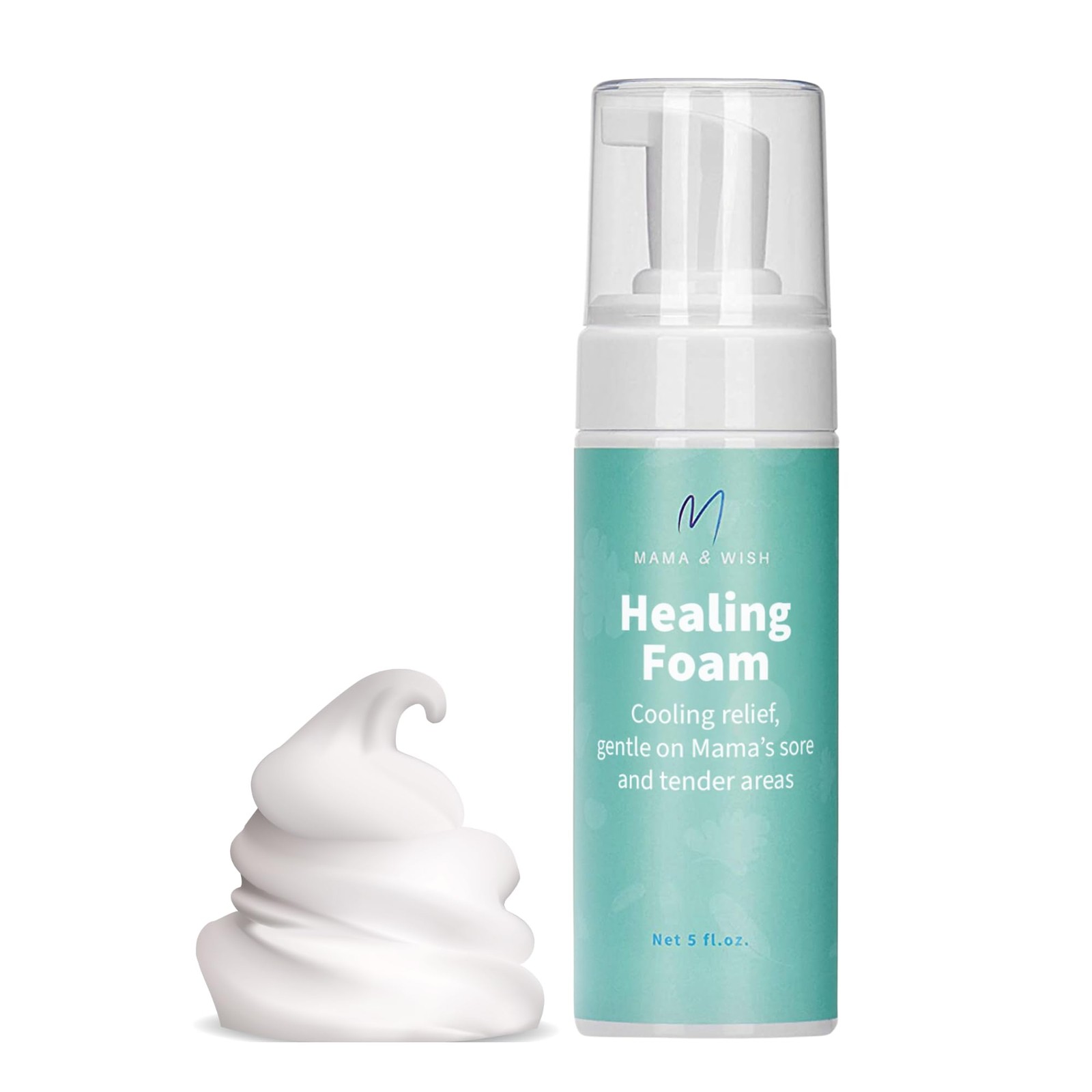 Mama & Wish Witch Hazel Perineal Healing Foam – 5 Fl Oz (Pack of 1)
