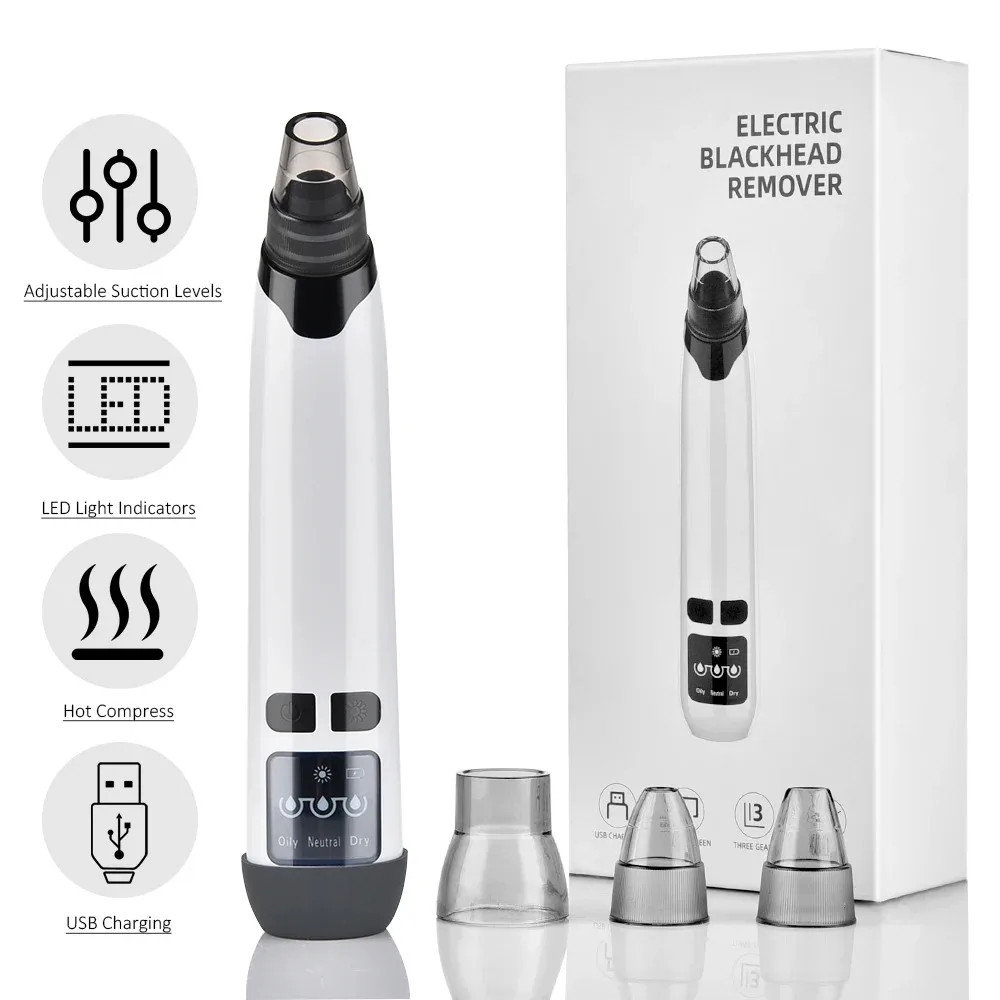 Electric Blackhead Remover Device and Mist Sprayer Face Skin Tester Skin Care Se