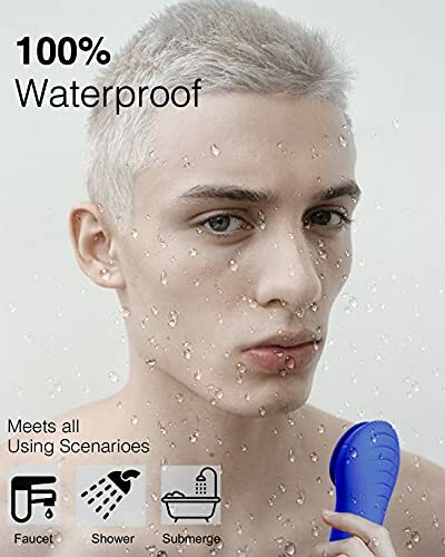 Sonic Facial Cleansing Brush Waterproof Face Scrub Brush For Men Women Rechargea
