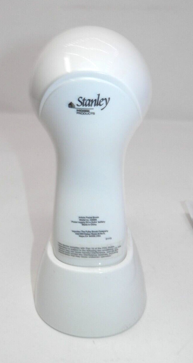 Stanley Essentials SONIC FACIAL CLEANSING BRUSH w/Refills Battery Power 2 Speed
