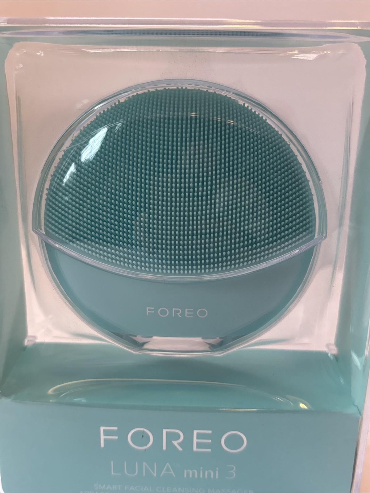 FOREO LUNA Mini 3 Smart Facial Cleansing Massager Mint Green New Sealed Box