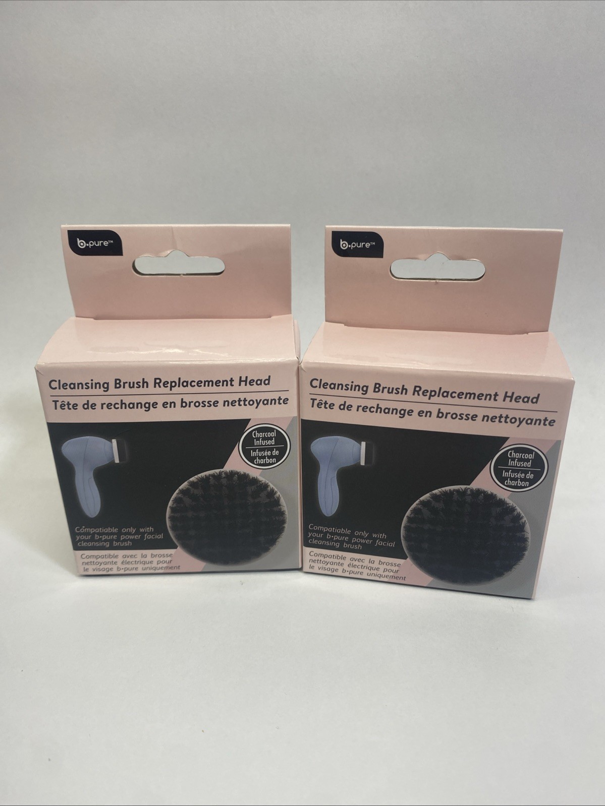 b·pure Power Facial Cleansing Brush Replacement Heads 5 New!!