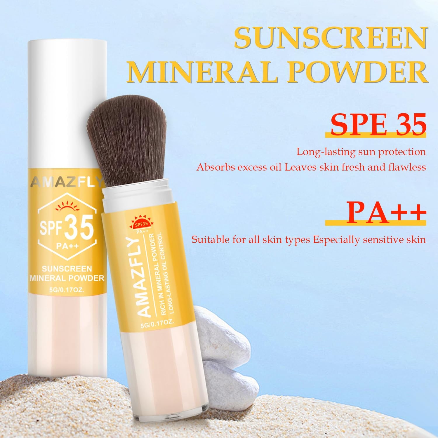 Mineral Sunscreen Setting Powder, SPF 0.18 Ounce (Pack of 1), #01 Translucent