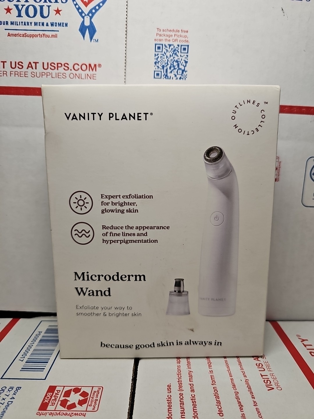 Vanity Planet Microderm Exfoliating Wand VNT04112 White NEW