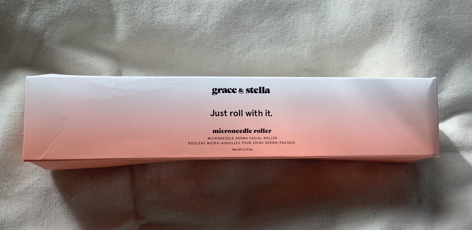 New Grace And Stella Just Roll With It Microneedle Facial Roller