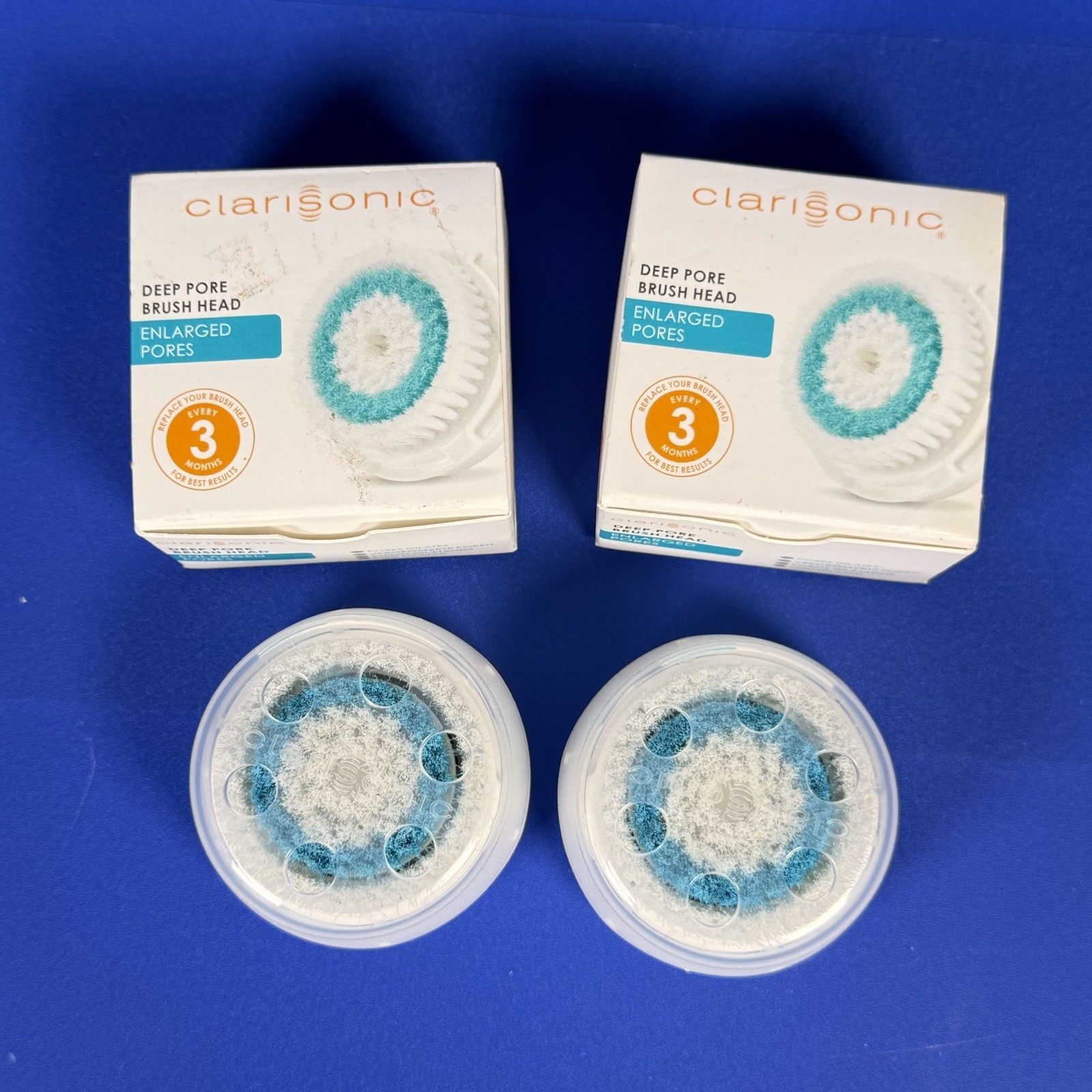 2~Clarisonic Deep Pore Brush Head Enlarged Pores Discontinued