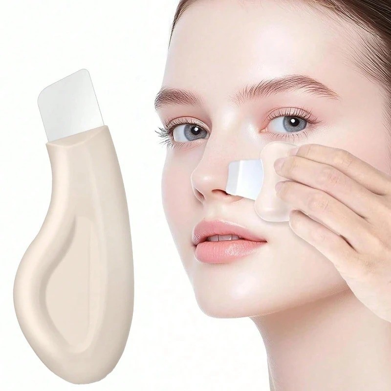 1pc Nose Blackhead Remover Tool Gentle Facial Pore Cleanser Silicone Facial Scra