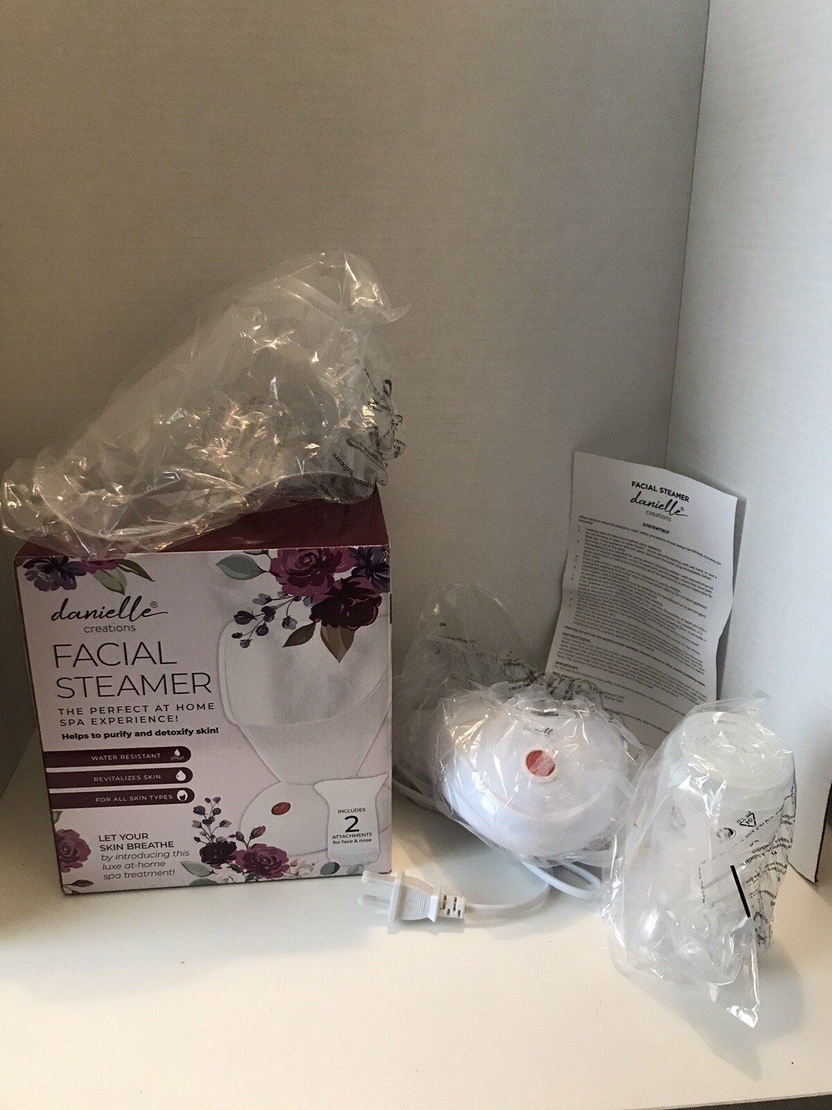 DANIELLE Creations Facial Steamer ~ Never Used ~ Open Box