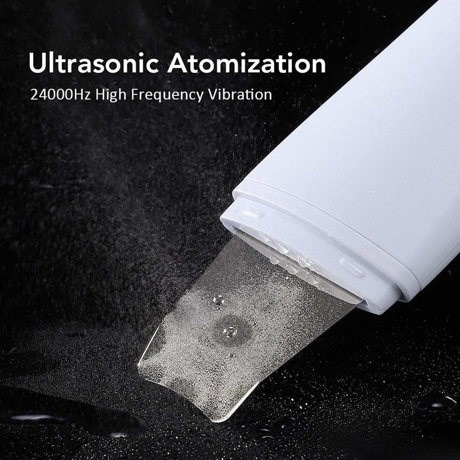 Ultrasonic Ionized Skin Beautifier, 4 Modes Waterproof Rechargeable Face Scraper