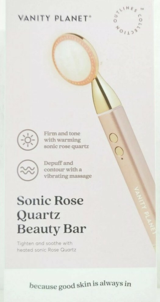 Vanity Planet Sonic Rose Quartz Beauty Bar LED Wand VNT25024 New Factory Sealed
