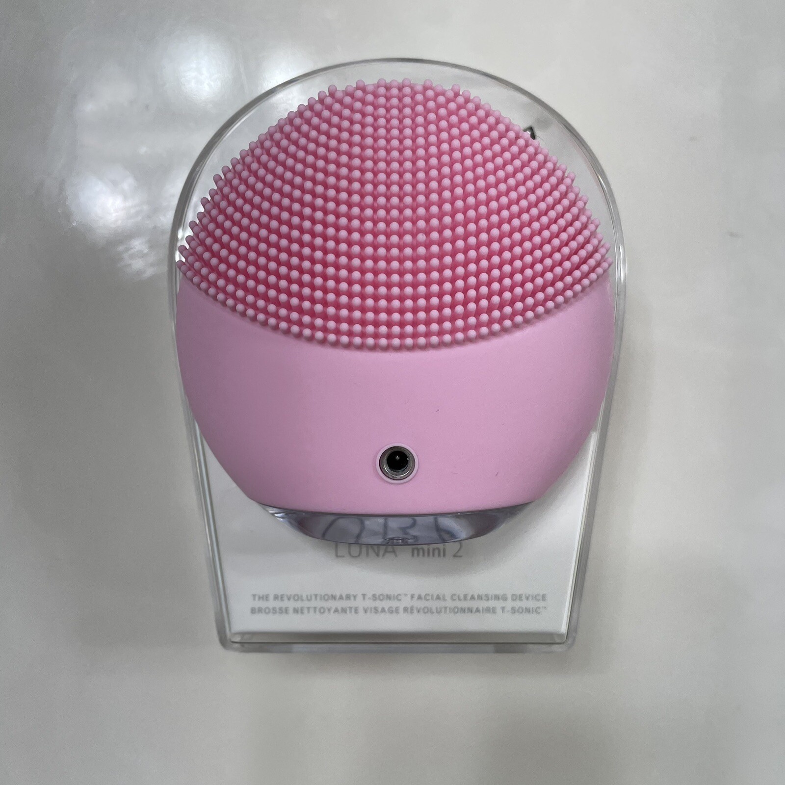$120 FOREO Luna Mini 2 T-Sonic Facial Cleansing Brush – Pearl Pink Used Twice