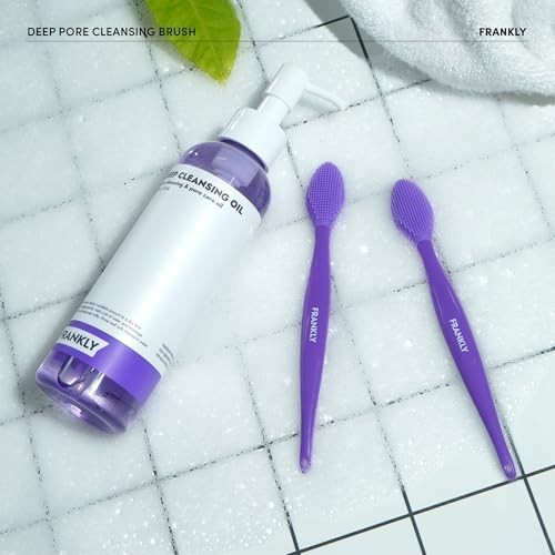 Silicone Face Brush Pore Cleansing Exfoliator Blackhead Remover Daily Skincare