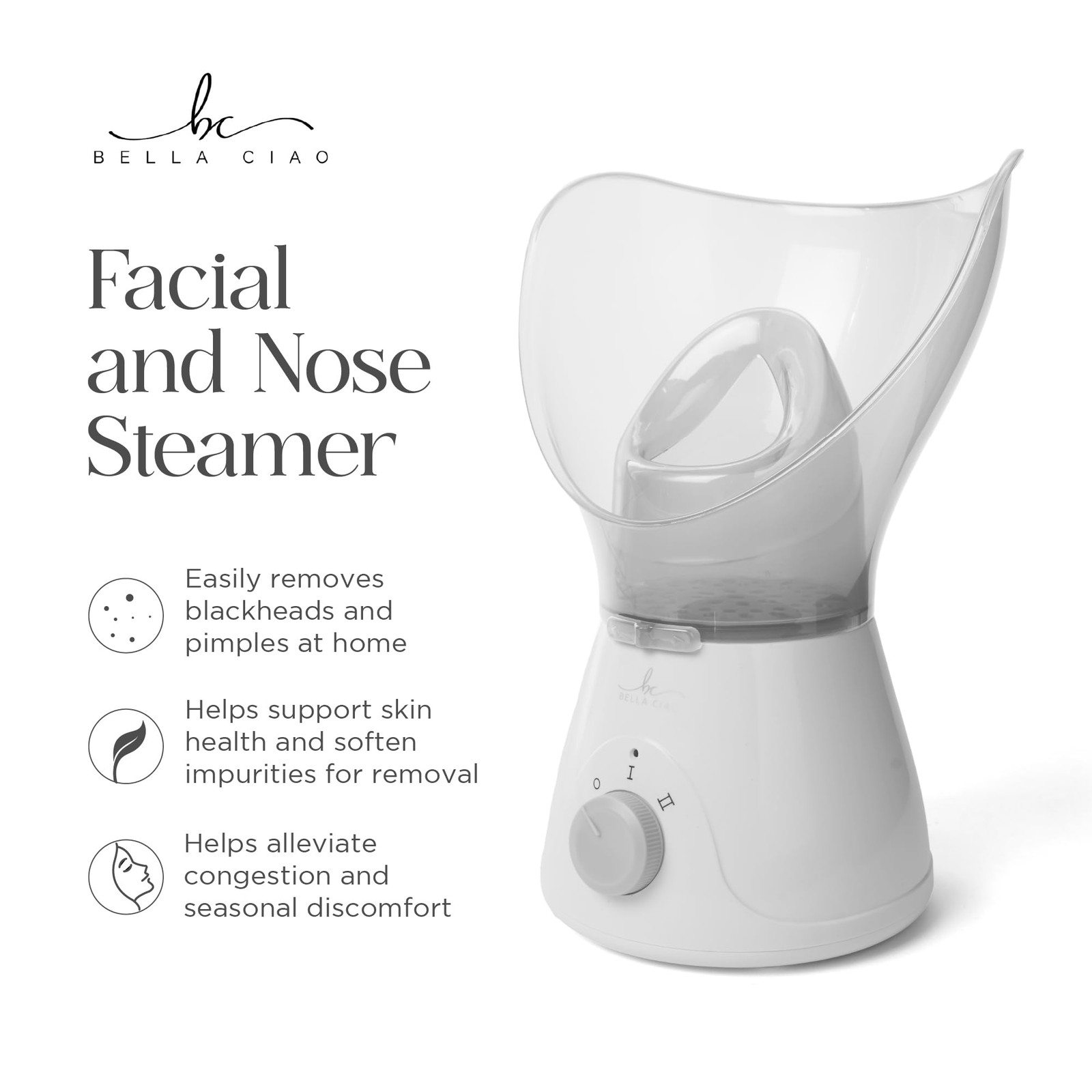 Steamer for Deep Cleaning, Nano Ionic Steamer with 11 Piece Blackhead Kit, Wa…