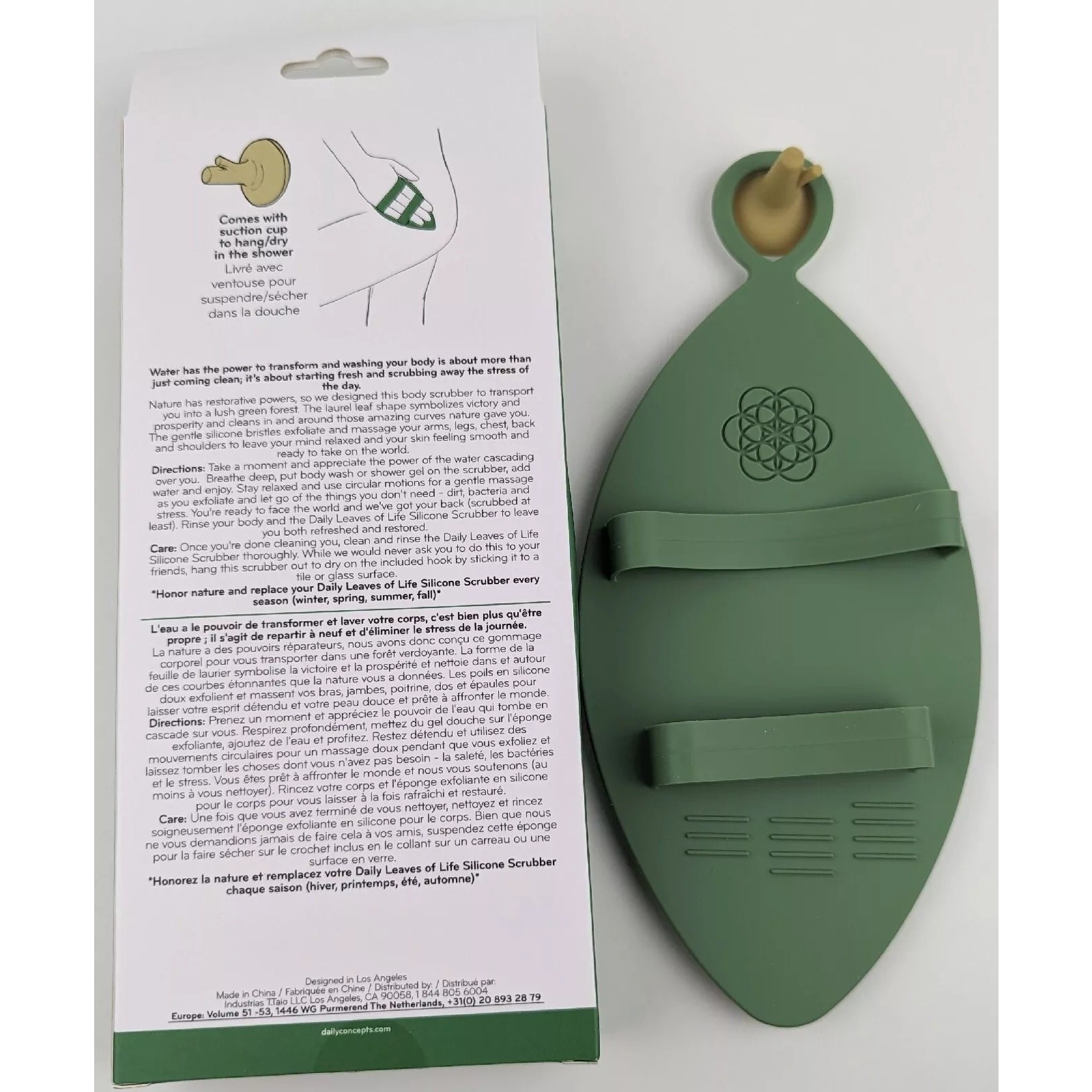 2x Daily Concepts + Geske Face & Body Scrubber Silicone Pore textured exfoliator